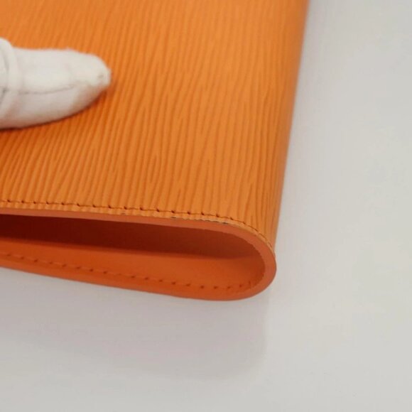 LOUIS VUITTON Epi Pouch Orange Mandarin LV Auth 115631 - Picture 4 of 16